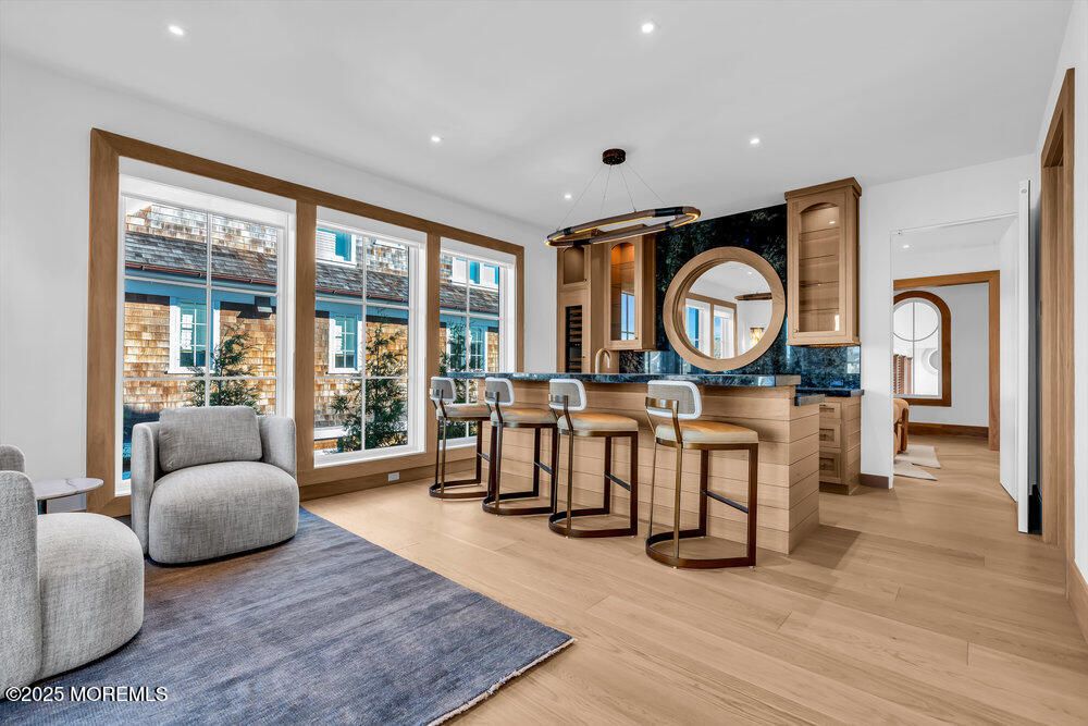 Interior, Pendant Lights, Recessed Lighting, Wood Texture Flooring