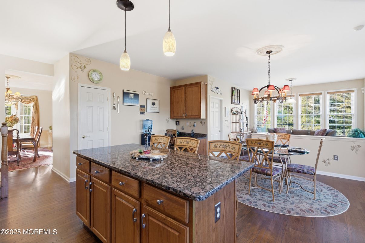 Chandelier, Dining room, Interior, Kitchen, Pendant Lights, Wood Texture Flooring