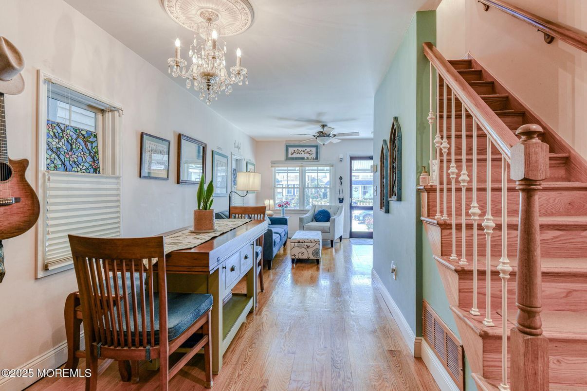 Chandelier, Interior, Living room, Wood Texture Flooring