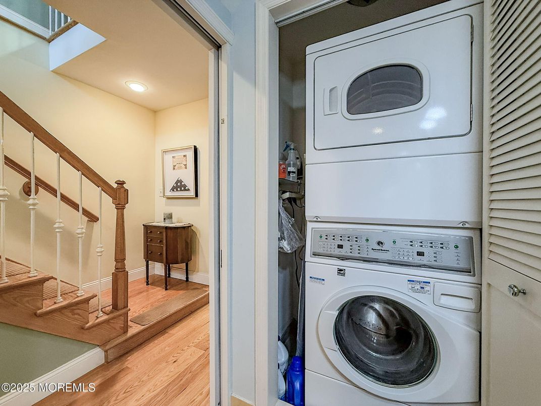 Interior, Recessed Lighting, Utility Closets, Washer, Wood Texture Flooring