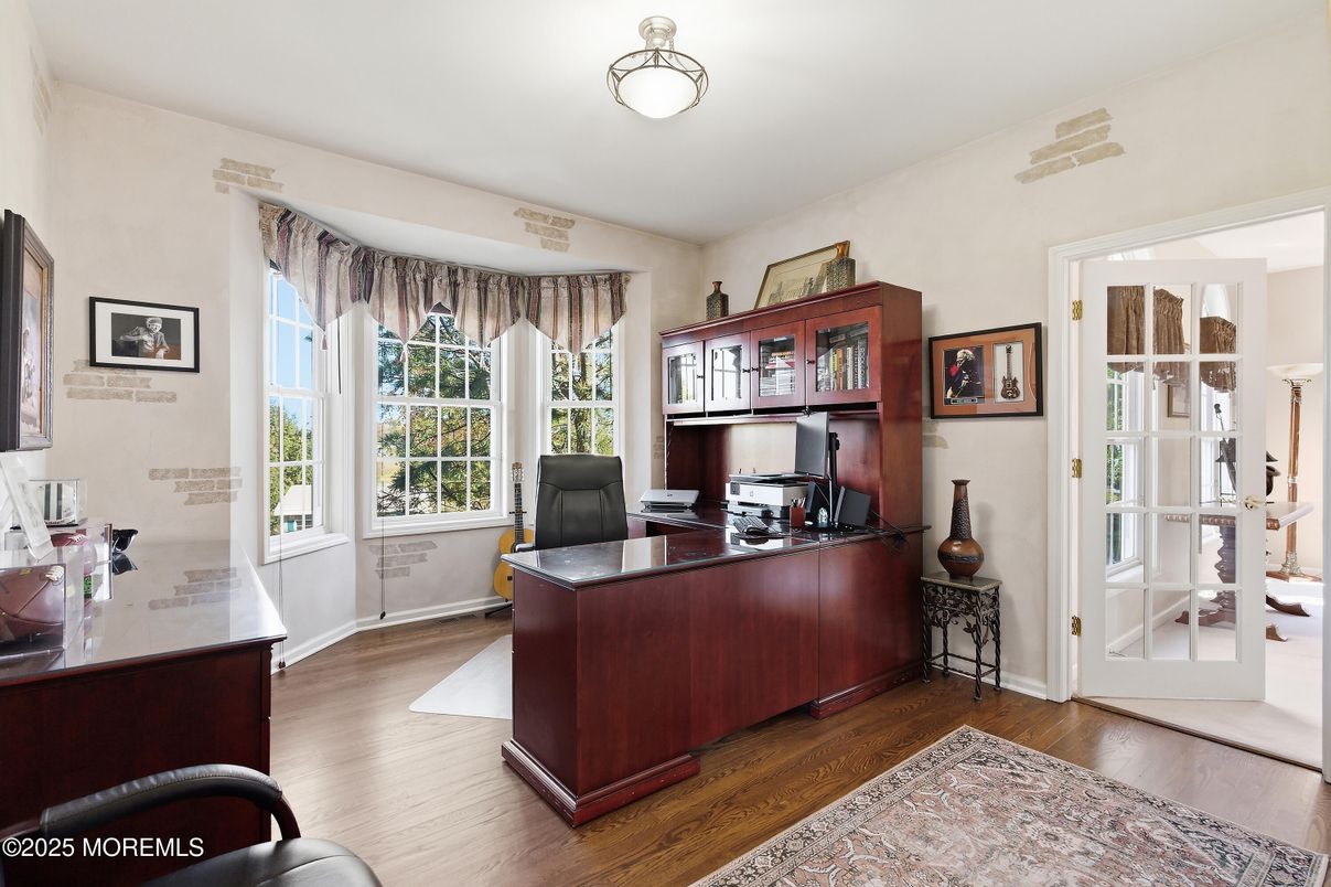 Home Office, Interior, Wood Texture Flooring