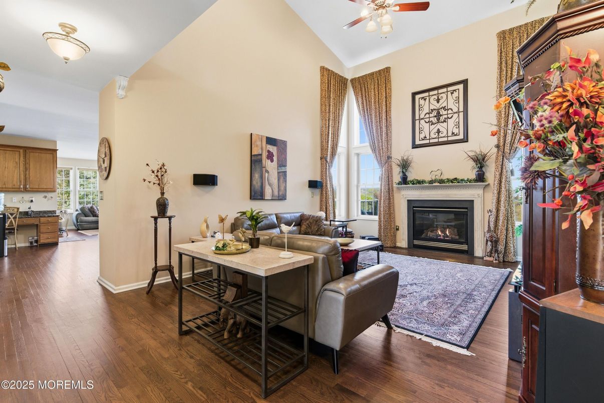 Fireplace, Interior, Living room, Wood Texture Flooring