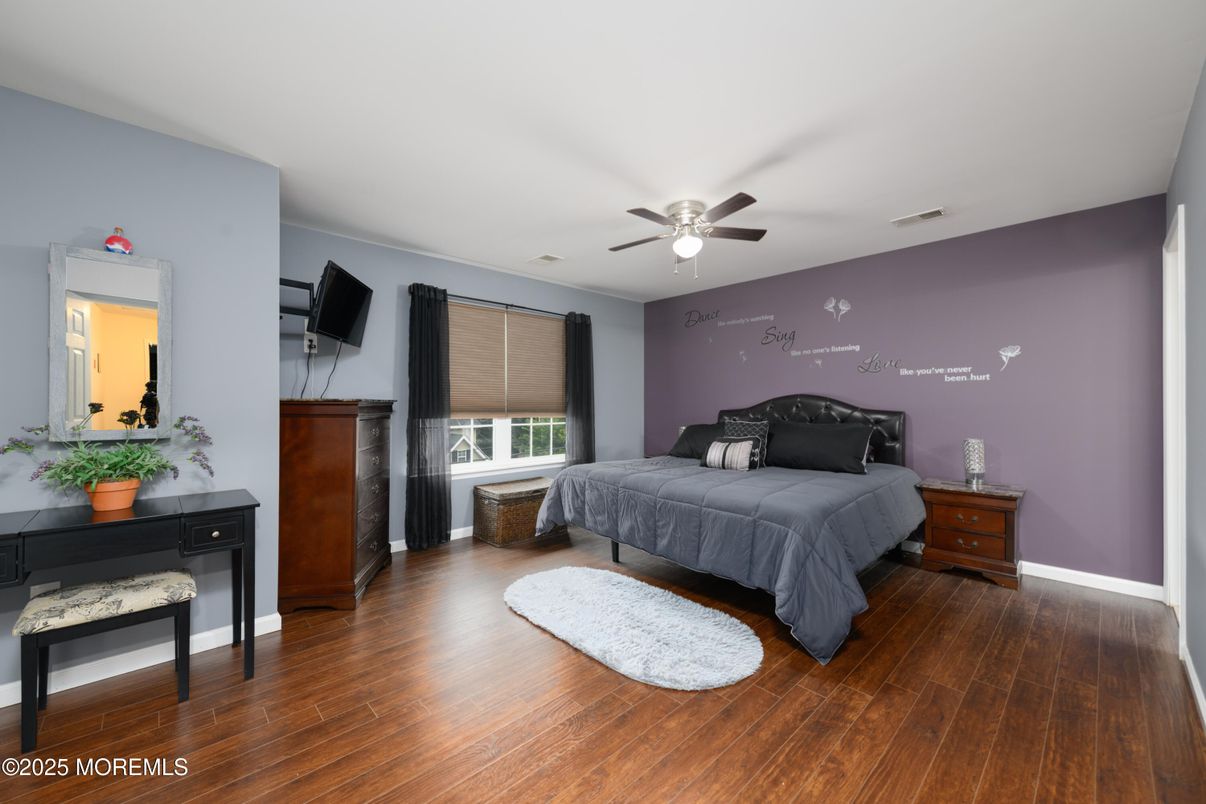 Bedroom, Interior, Wood Texture Flooring