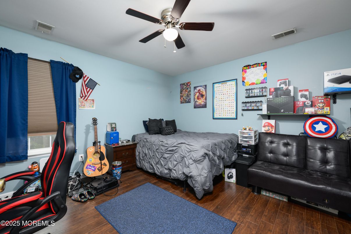 Bedroom, Interior, Wood Texture Flooring