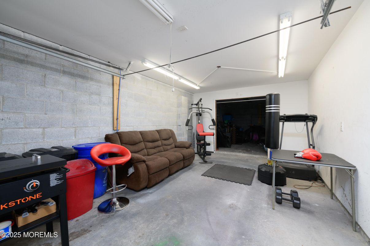 Fitness Equipment, Interior, Stone Walls