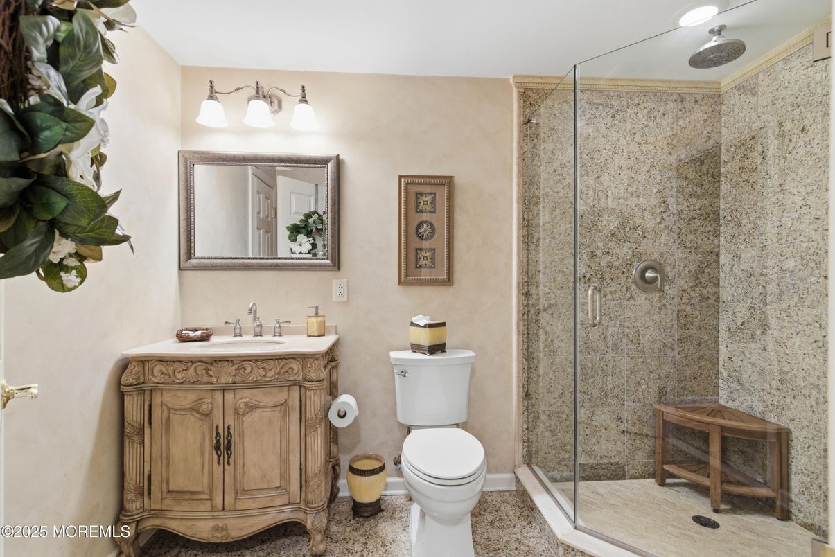 Bathroom, Glass Shower, Interior