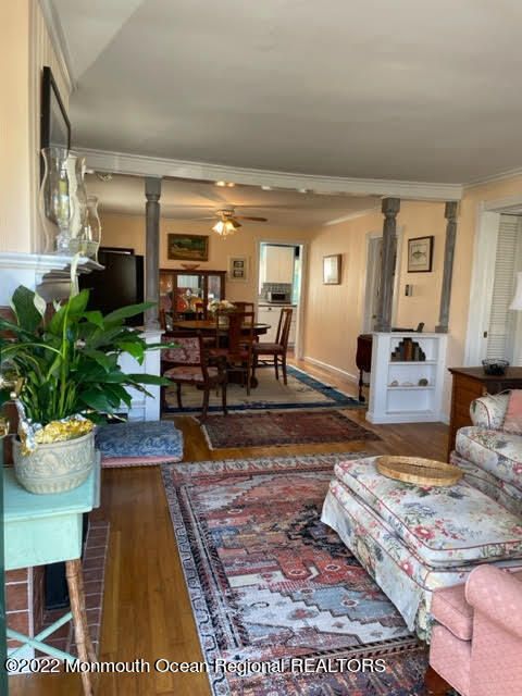 Dining room, Interior, Wood Texture Flooring
