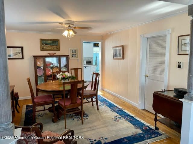 Dining room, Interior, Wood Texture Flooring
