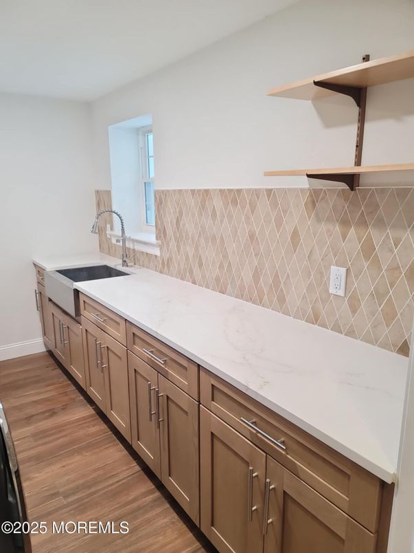 Interior, Kitchen, Wood Texture Flooring
