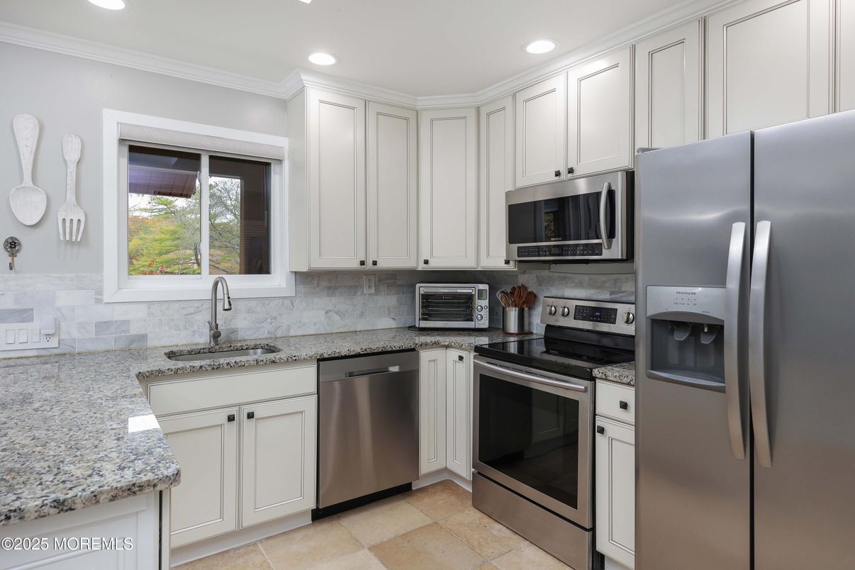 Interior, Kitchen, Recessed Lighting, Stainless Steel Appliances