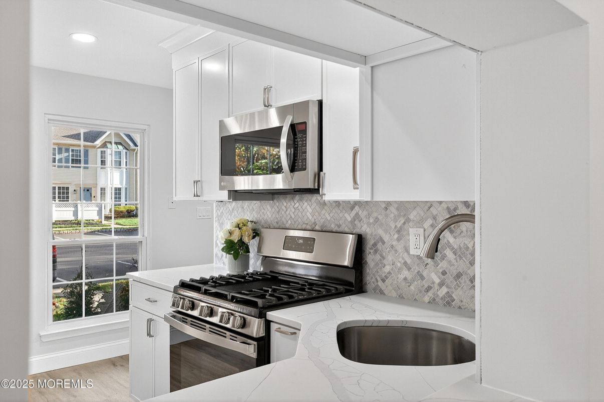 Interior, Kitchen, Recessed Lighting, Stainless Steel Appliances