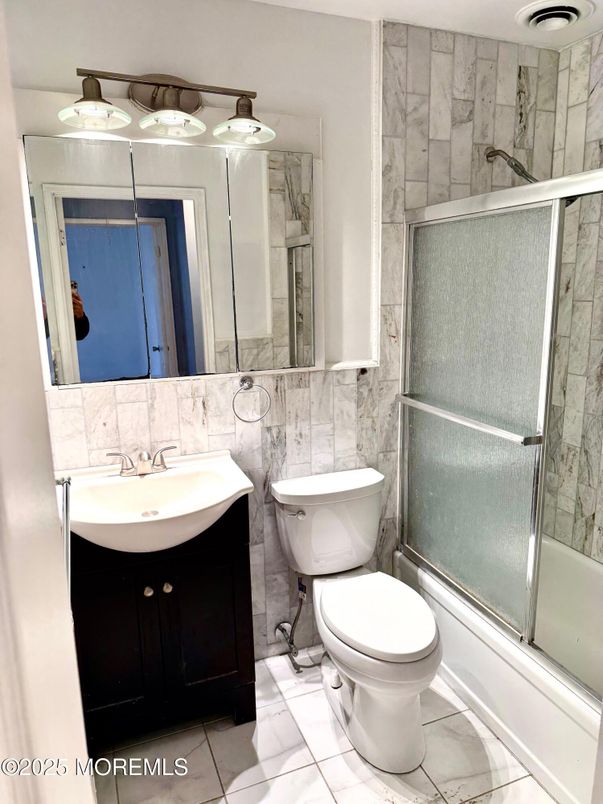 Bathroom, Glass Shower, Interior, Marble Walls