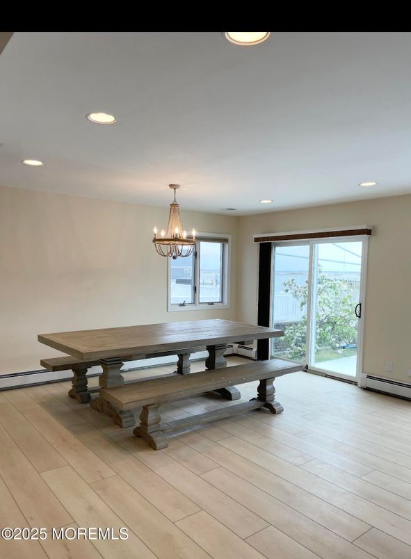 Chandelier, Game Room, Interior, Recessed Lighting, Wood Texture Flooring