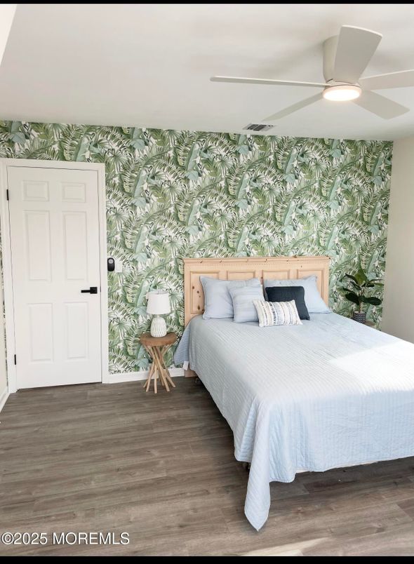 Bedroom, Interior, Wood Texture Flooring