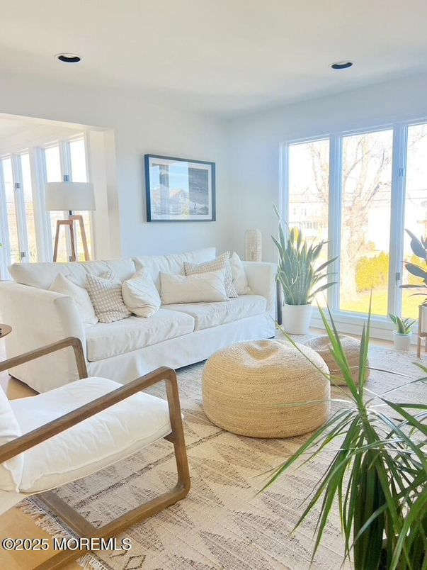 Interior, Living room, Recessed Lighting