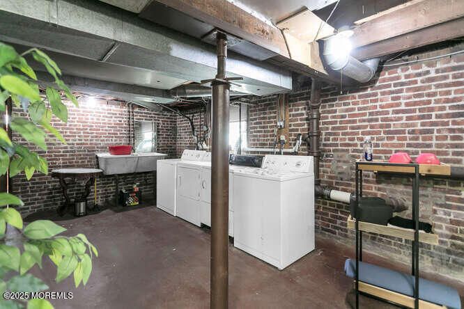 Interior, Stone Walls, Washer
