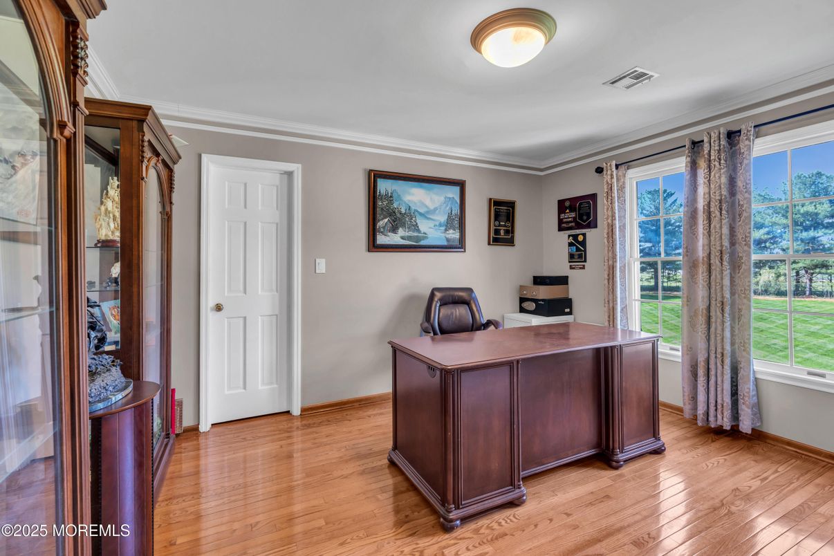 Home Office, Interior, Wood Texture Flooring