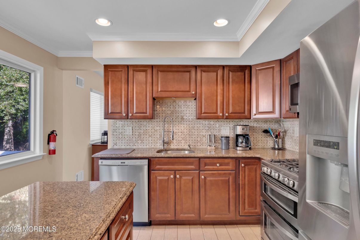 Interior, Kitchen, Recessed Lighting, Stainless Steel Appliances