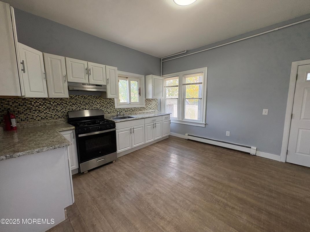 Interior, Kitchen, Wood Texture Flooring