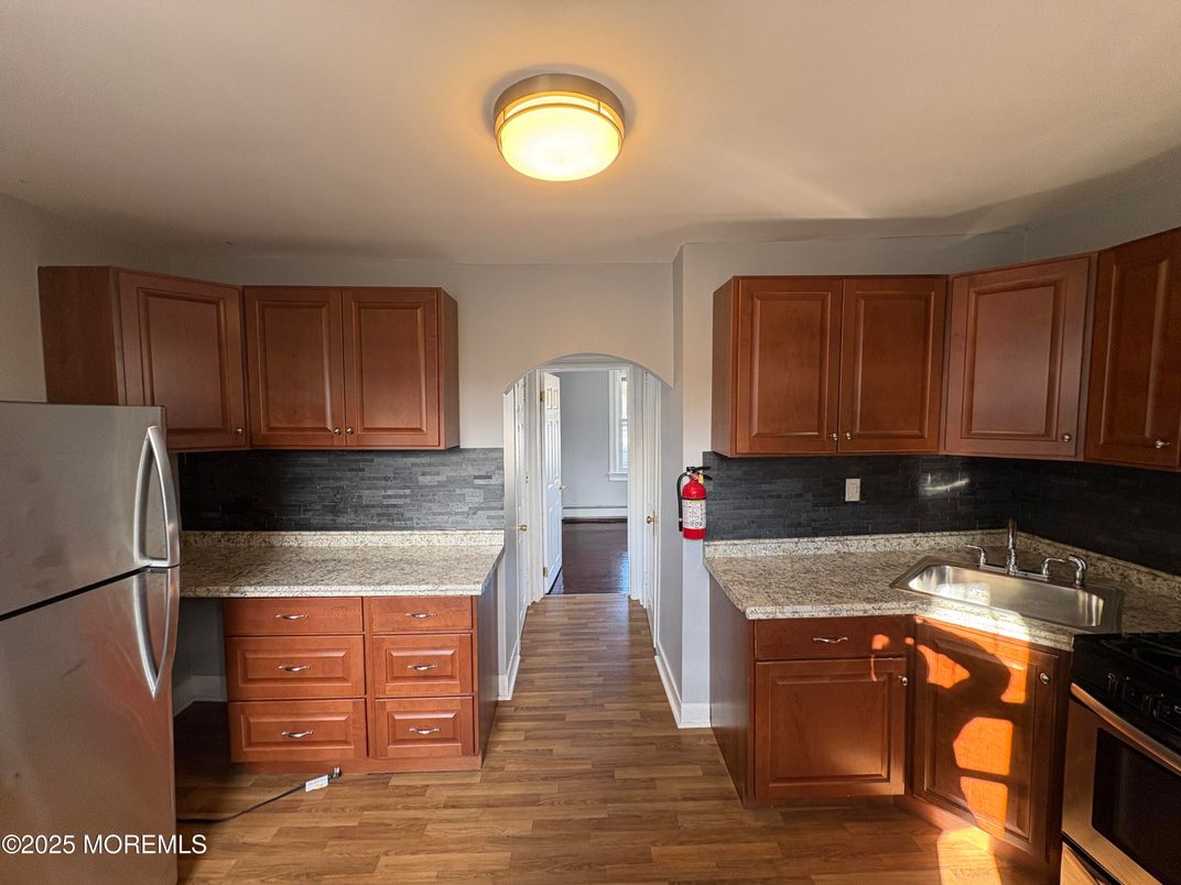 Interior, Kitchen, Wood Texture Flooring