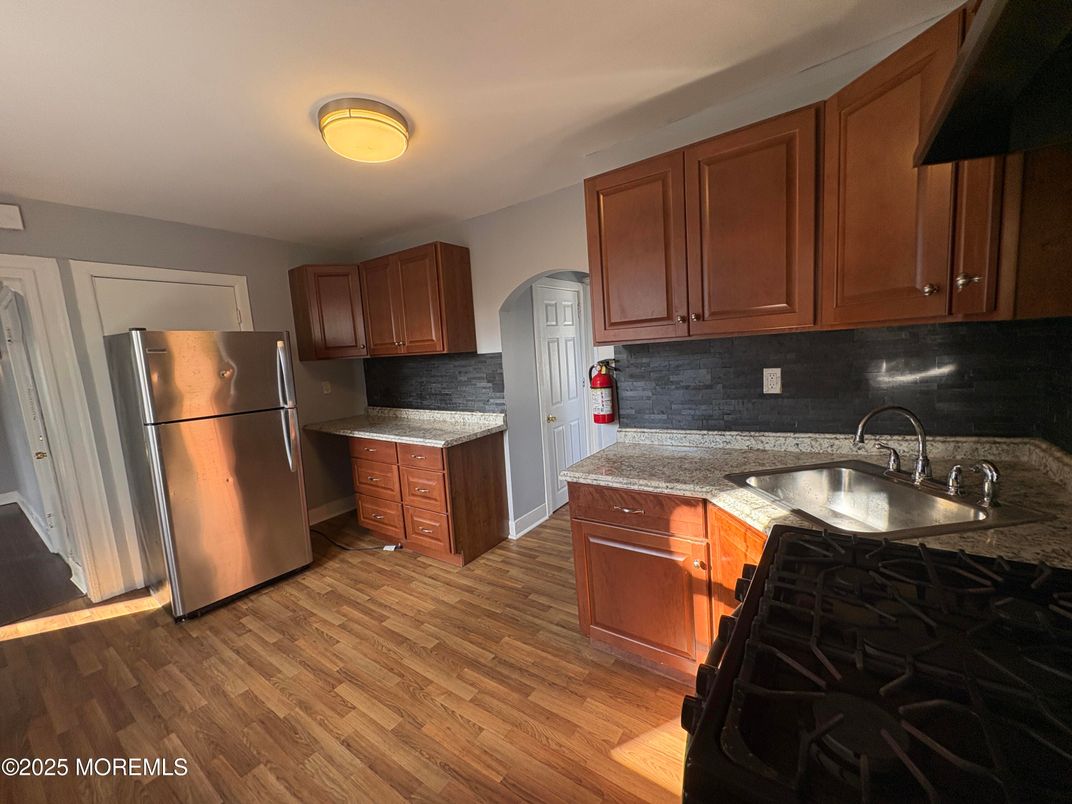 Interior, Kitchen, Wood Texture Flooring