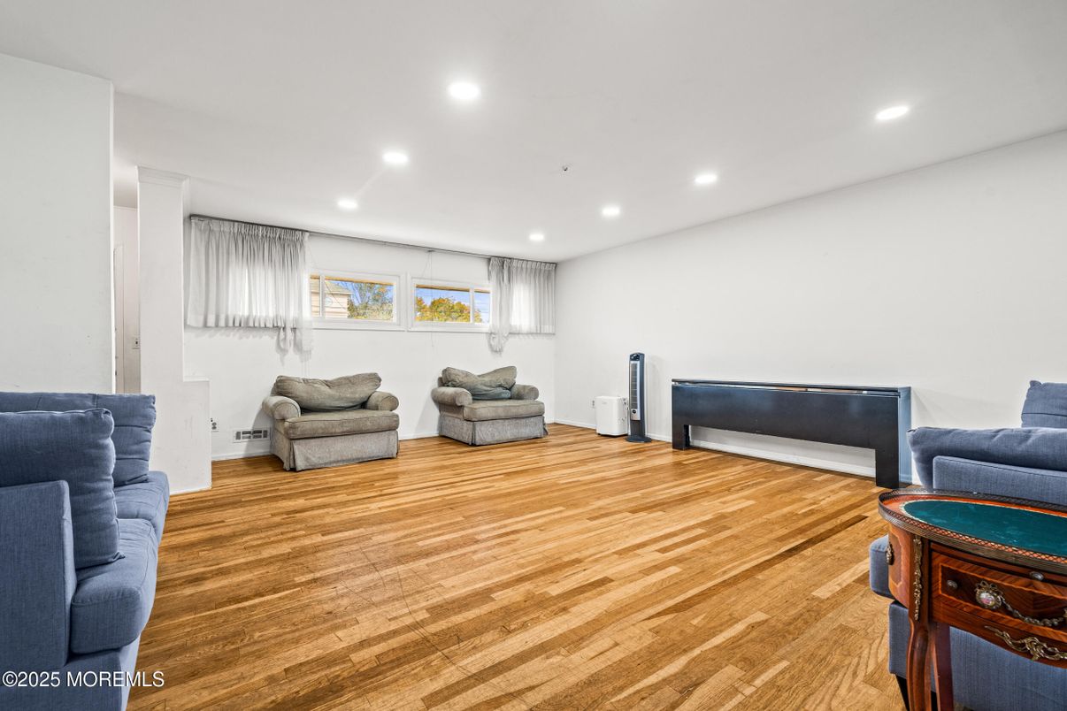Game Room, Interior, Recessed Lighting, Wood Texture Flooring