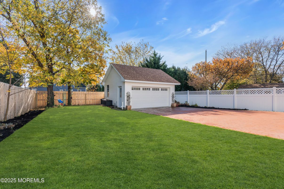 Backyard, Detached Garage, Exterior