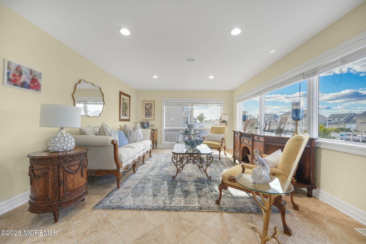 Interior, Living room, Recessed Lighting