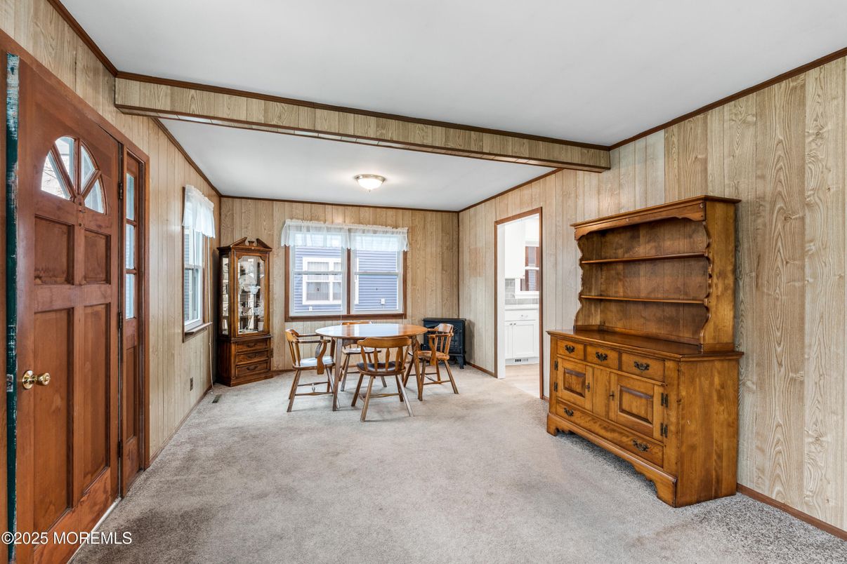 Dining room, Interior, Wooden Walls