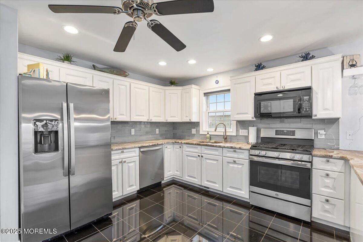 Interior, Kitchen, Recessed Lighting, Stainless Steel Appliances