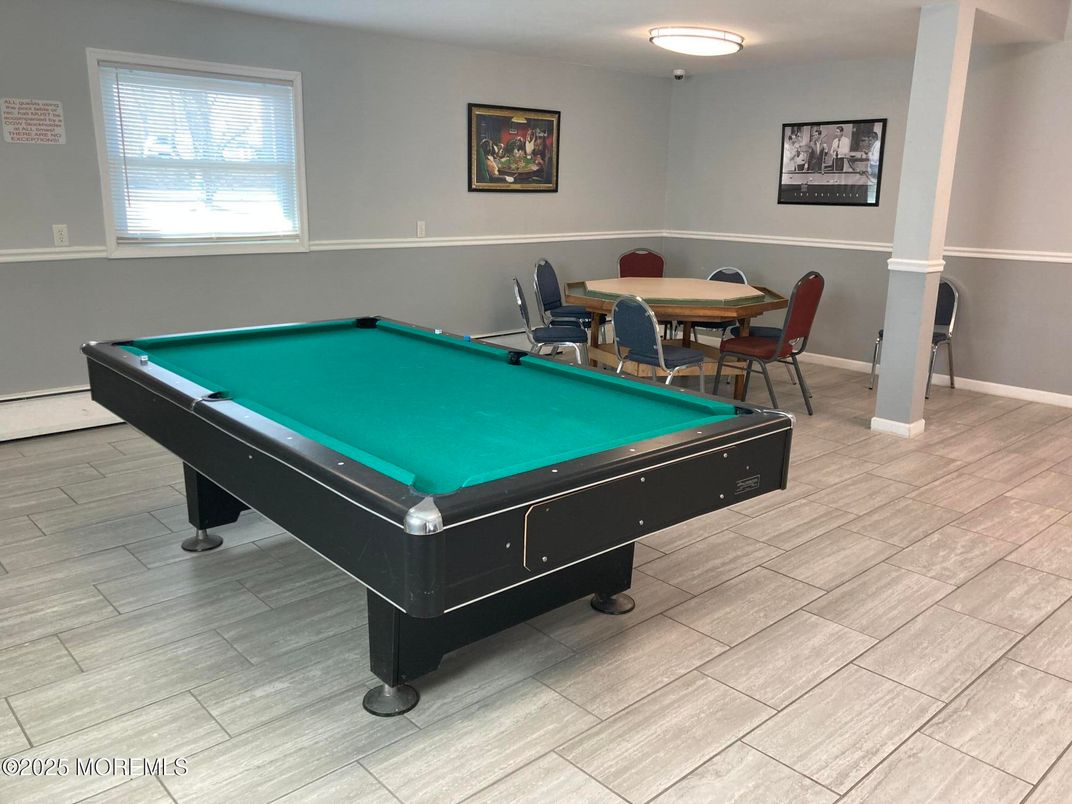 Billiard Table, Game Room, Interior, Wood Texture Flooring
