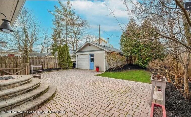 Backyard, Detached Garage, Exterior