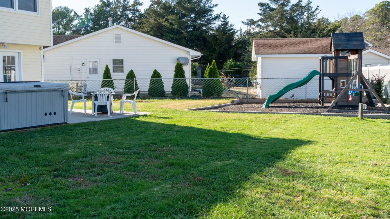 Backyard, Exterior, Hot Tub, Playground