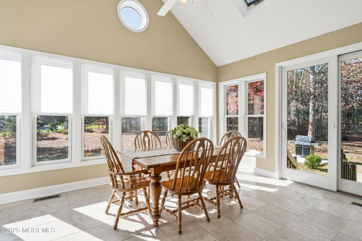 Dining room, Interior, Sun Room