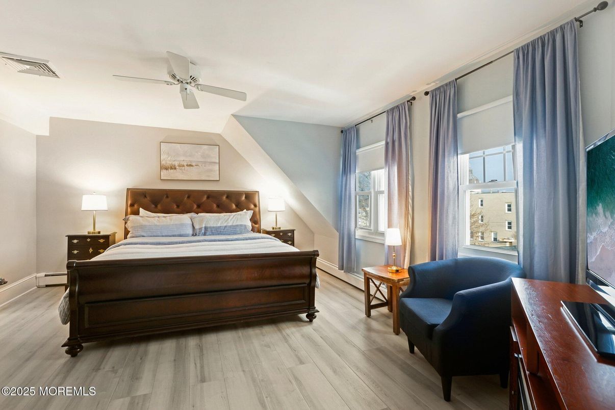 Bedroom, Interior, Wood Texture Flooring