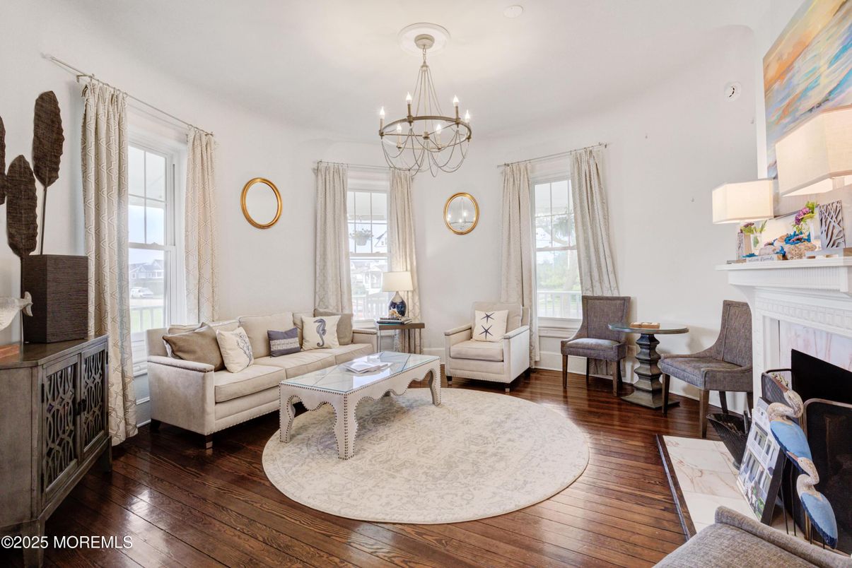 Chandelier, Fireplace, Interior, Living room, Wood Texture Flooring