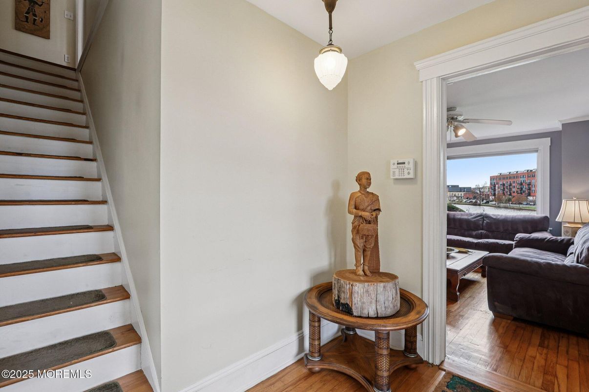 Interior, Living room, Pendant Lights, Wood Texture Flooring