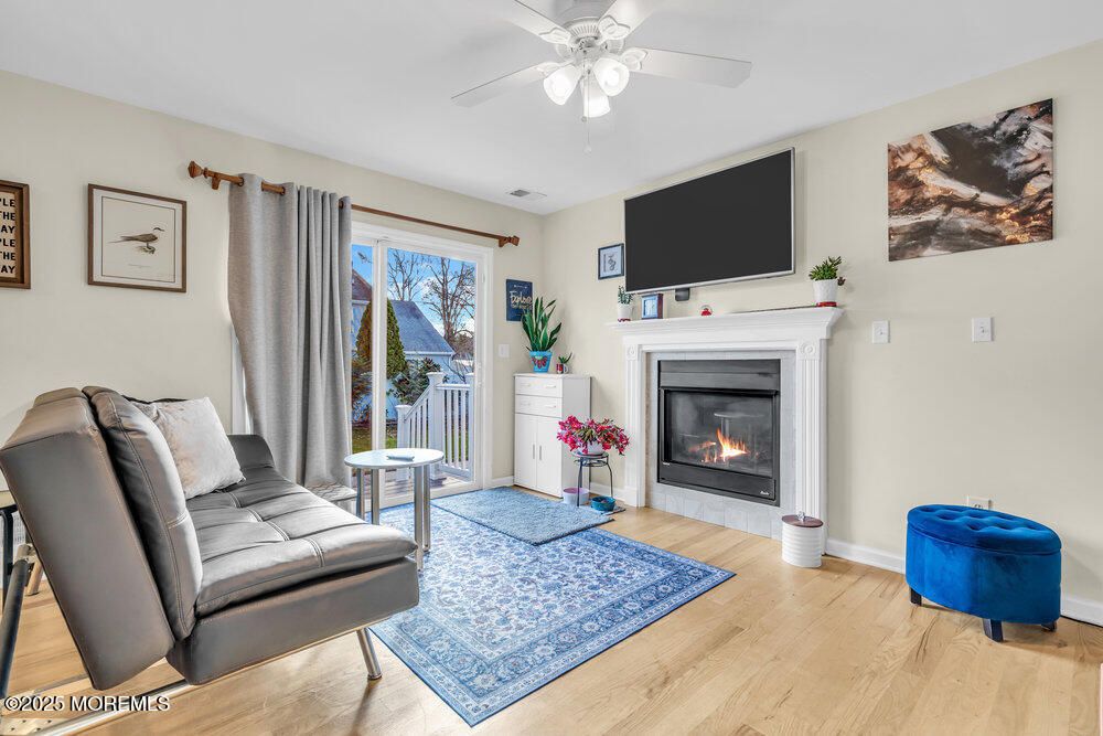Fireplace, Interior, Wood Texture Flooring