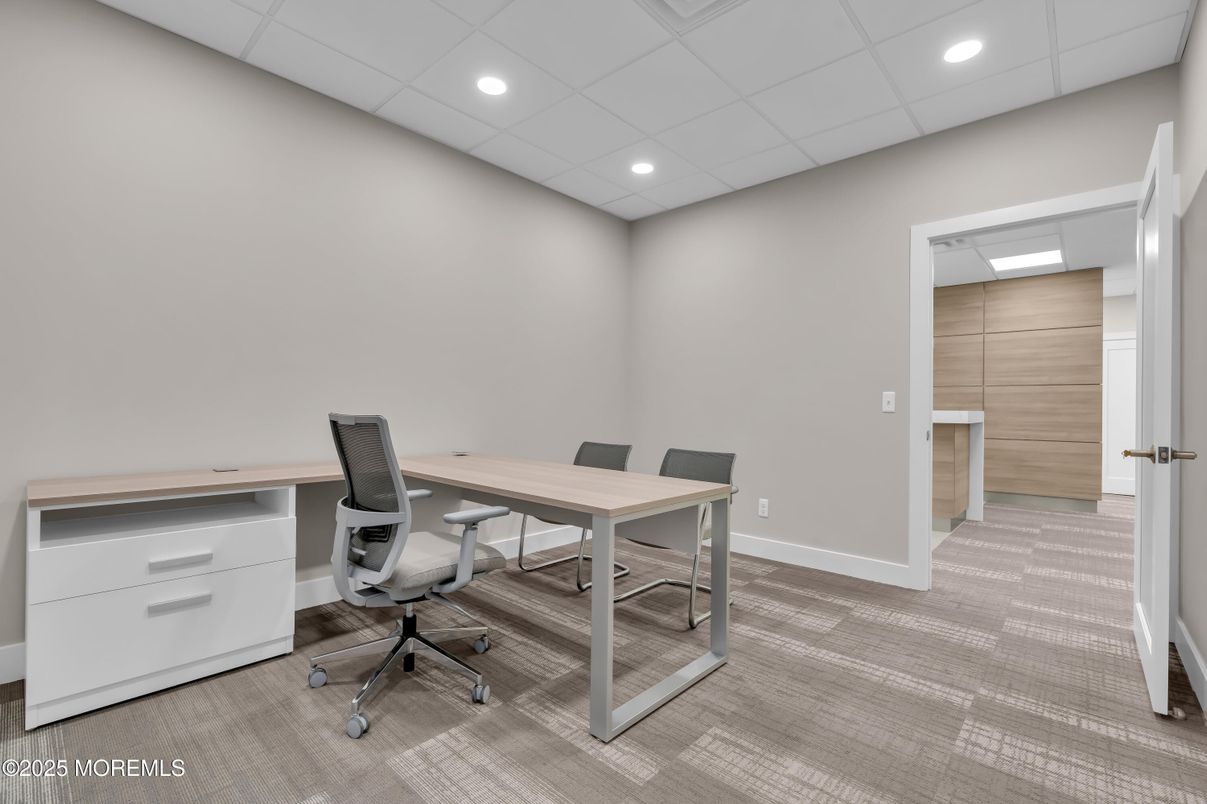 Home Office, Interior, Recessed Lighting