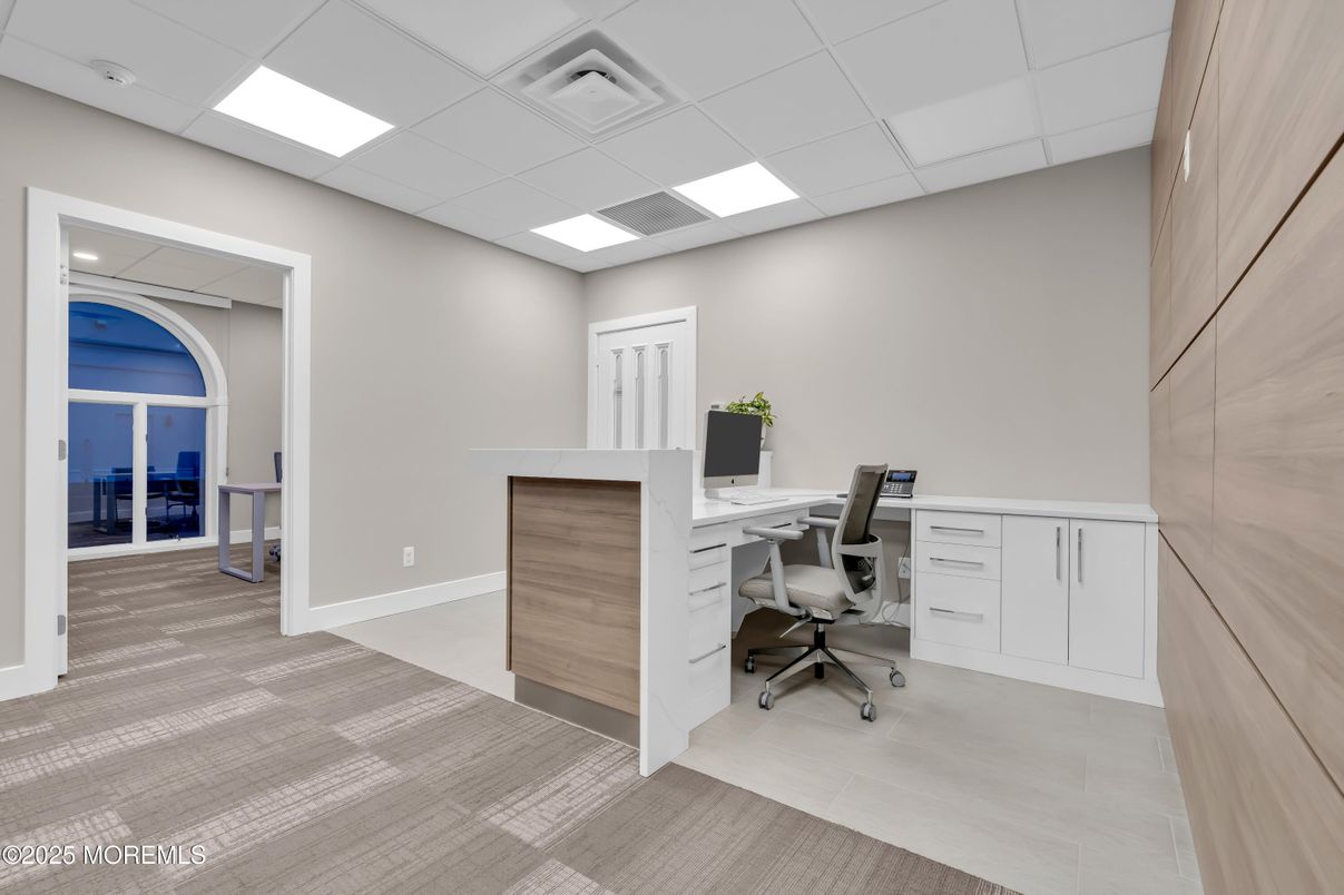 Home Office, Interior, Recessed Lighting