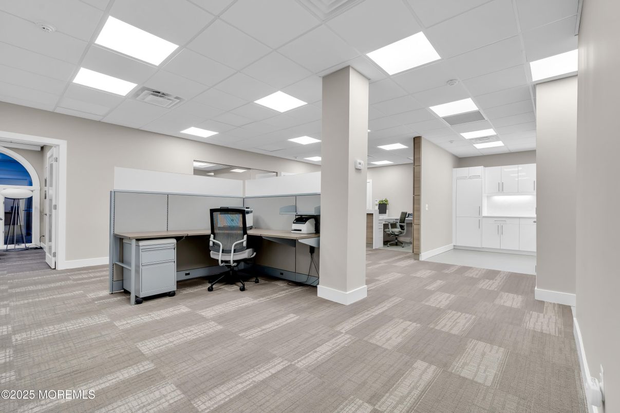 Home Office, Interior, Recessed Lighting