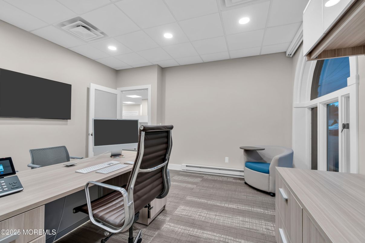 Home Office, Interior, Recessed Lighting