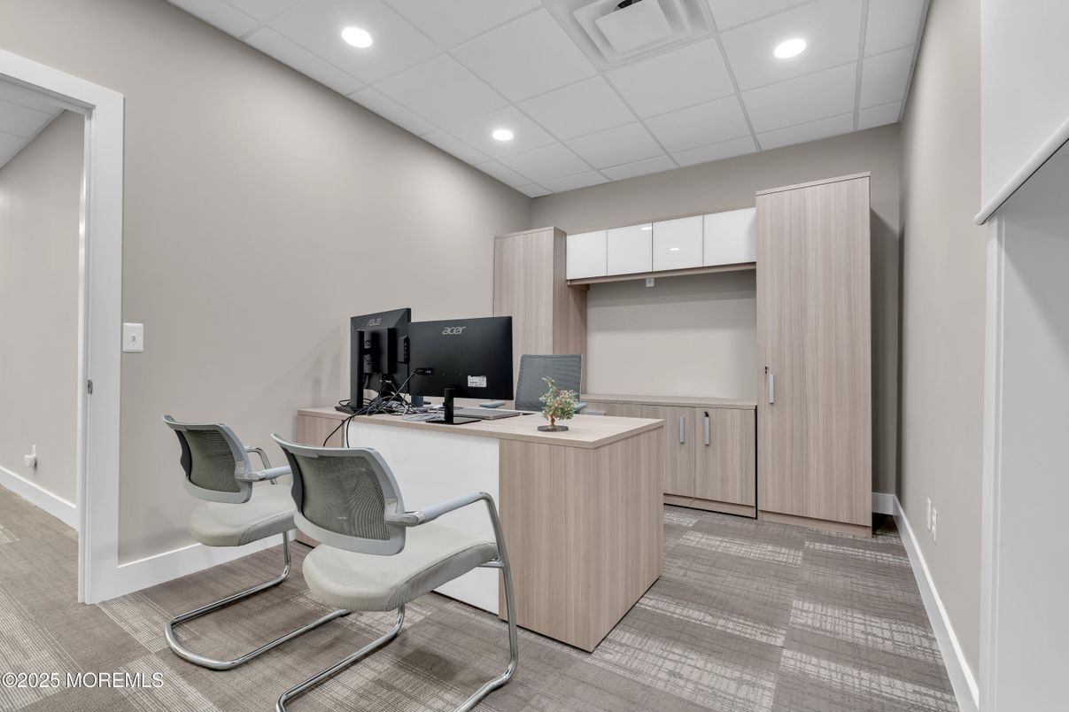 Home Office, Interior, Recessed Lighting