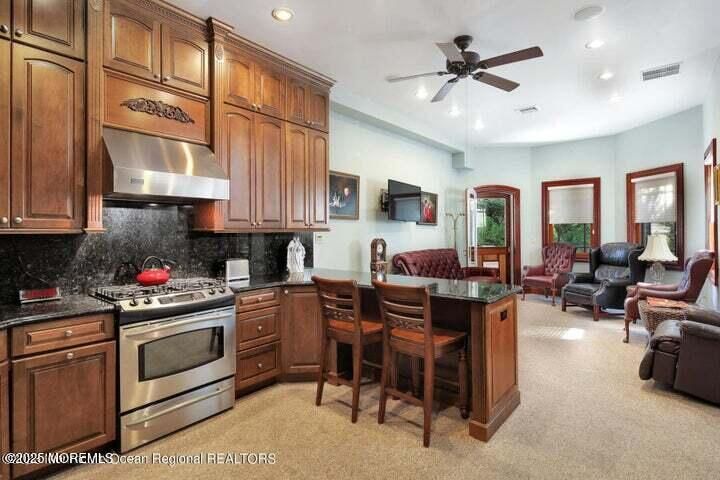 Interior, Kitchen, Living room, Recessed Lighting, Stainless Steel Appliances