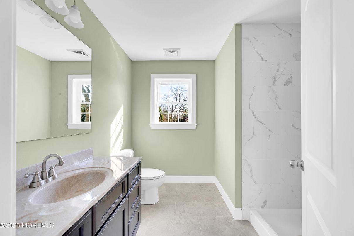 Bathroom, Interior, Marble Walls