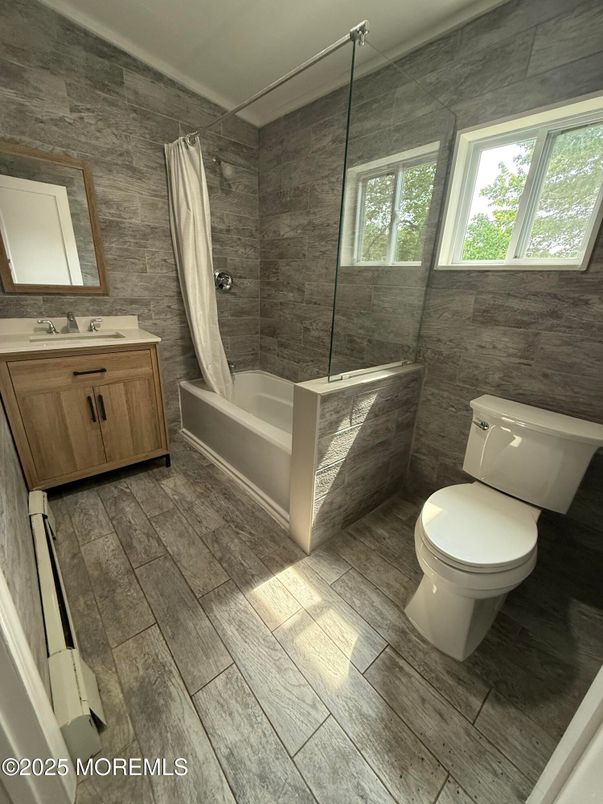 Bathroom, Interior, Wood Texture Flooring