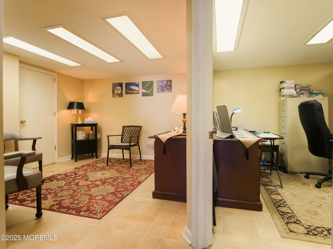 Home Office, Interior, Recessed Lighting