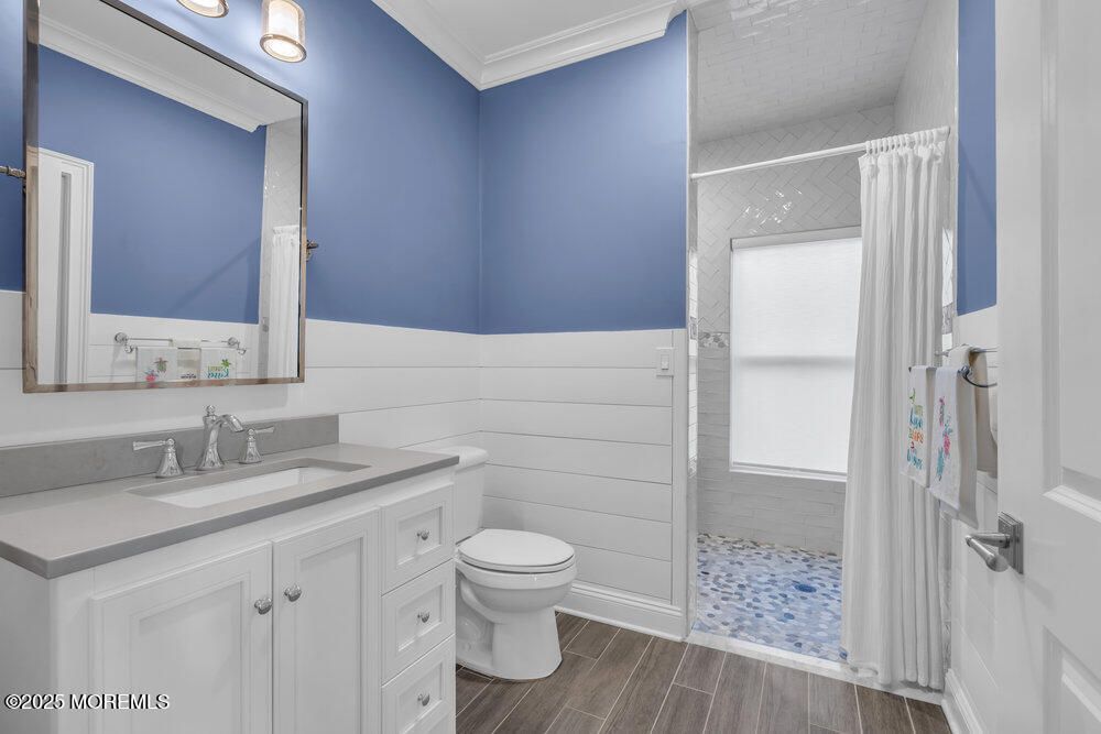 Bathroom, Interior, Wood Texture Flooring