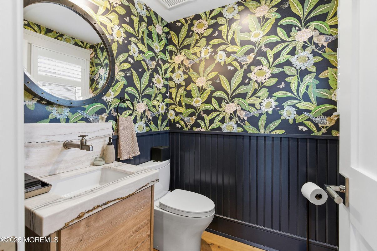 Bathroom, Interior, Wood Texture Flooring