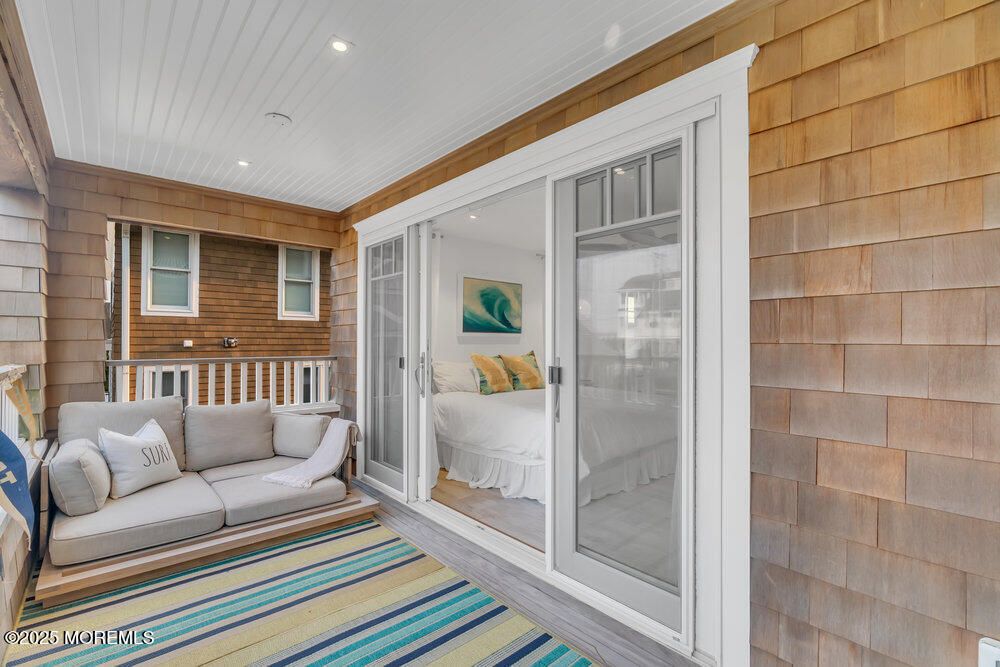 Bedroom, Interior, Recessed Lighting, Wood Texture Flooring, Wooden Walls